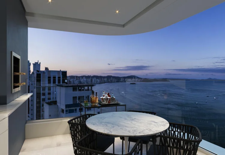 Tonino Lamborghini Residences: vista de Balneário Camboriú.  (Divulgação/Divulgação)