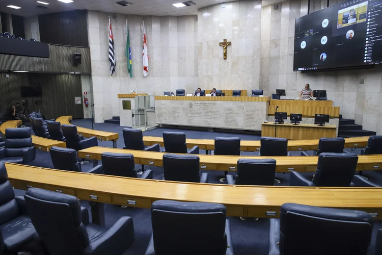 Plenário da Câmara Municipal de São Paulo (Lucas Bassi/Rede Câmara)