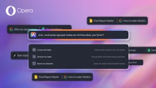 Imagem referente à matéria: Usuários do Opera One vão poder ‘conversar’ com o navegador
