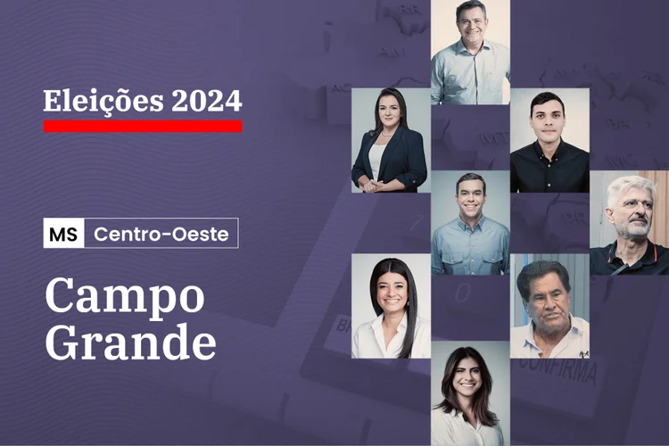 Eleições 2024: veja a apuração em Campo Grande (Arte/Exame)