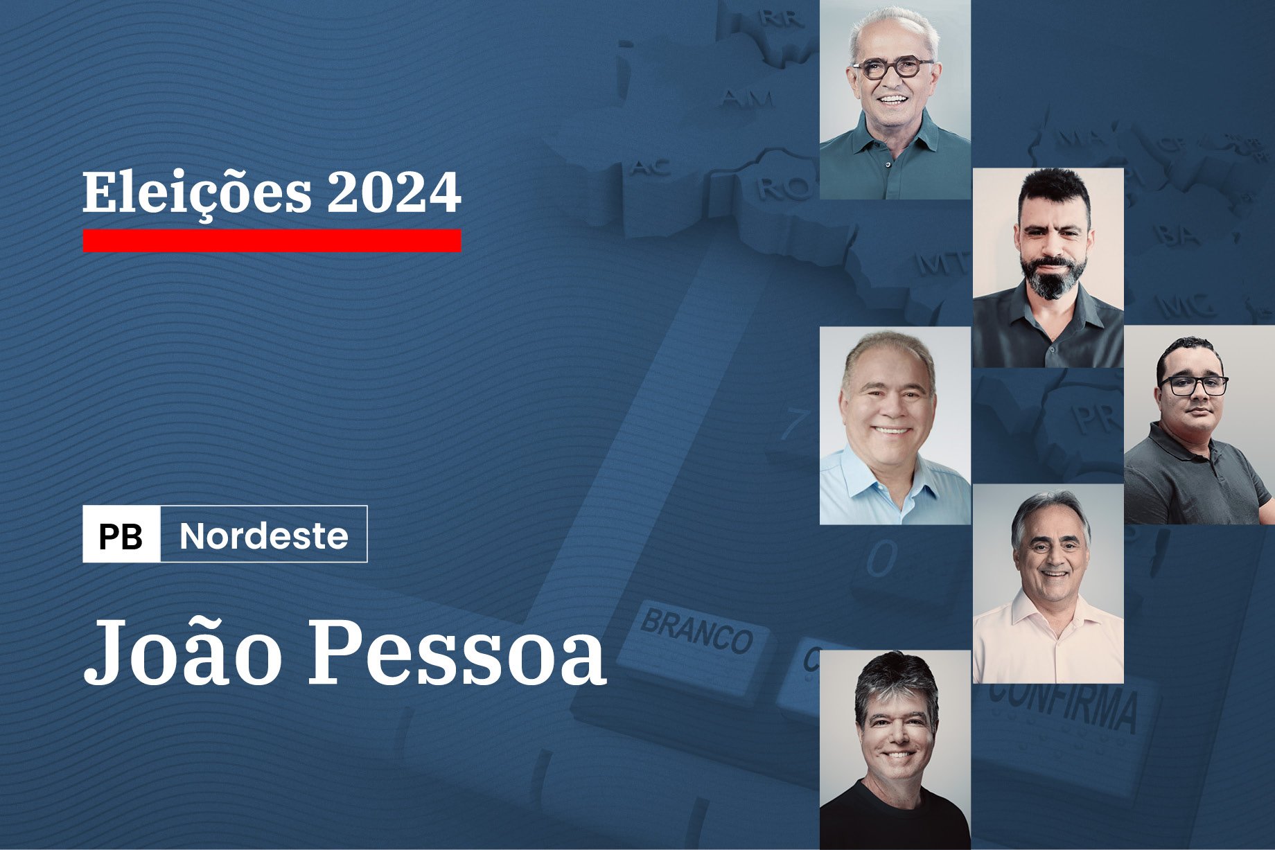 Apuração em João Pessoa: veja em tempo real quem está ganhando a eleição para prefeito