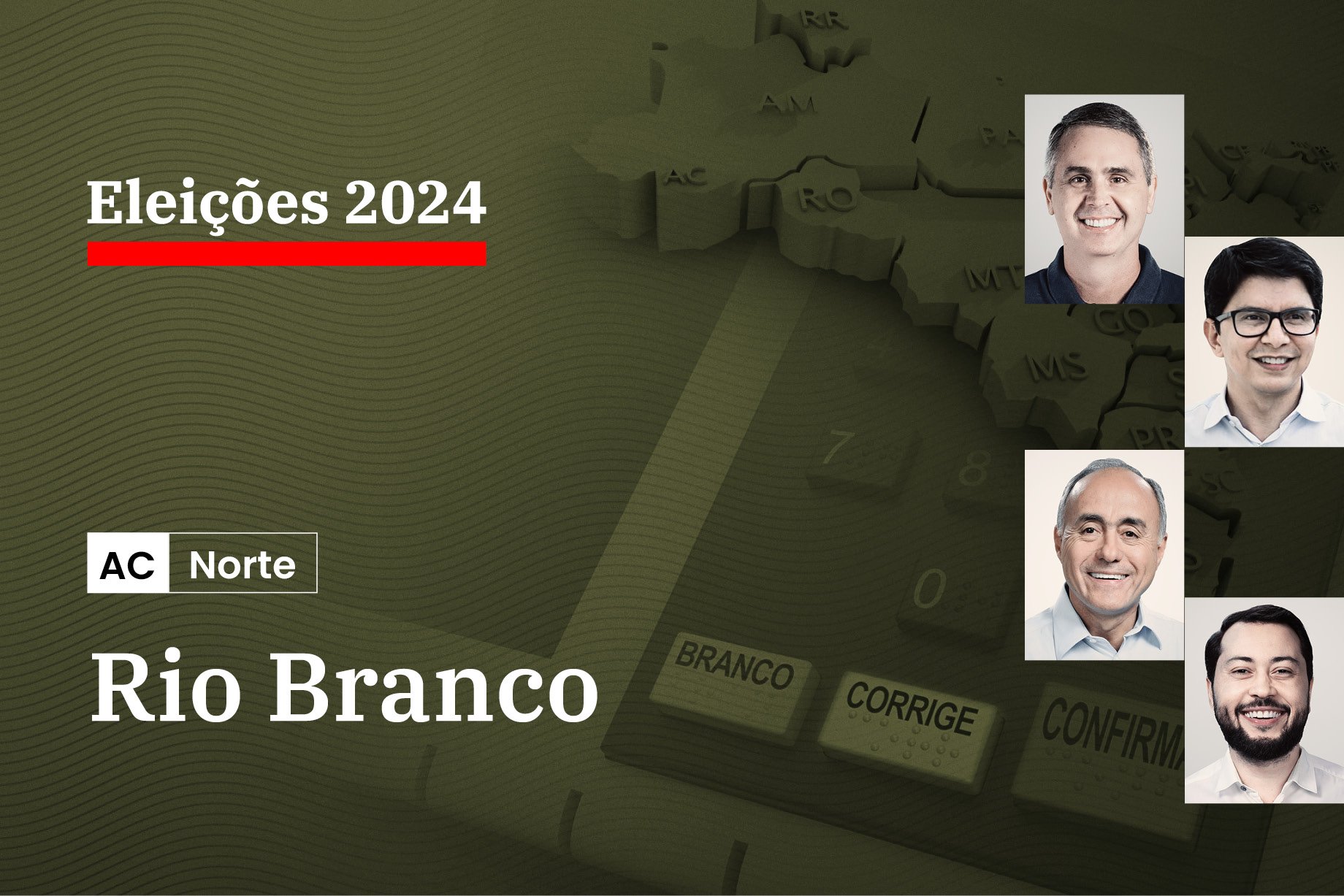 Galeria de fotos de Rio Branco (AC): veja a lista de candidatos a prefeito em 2024