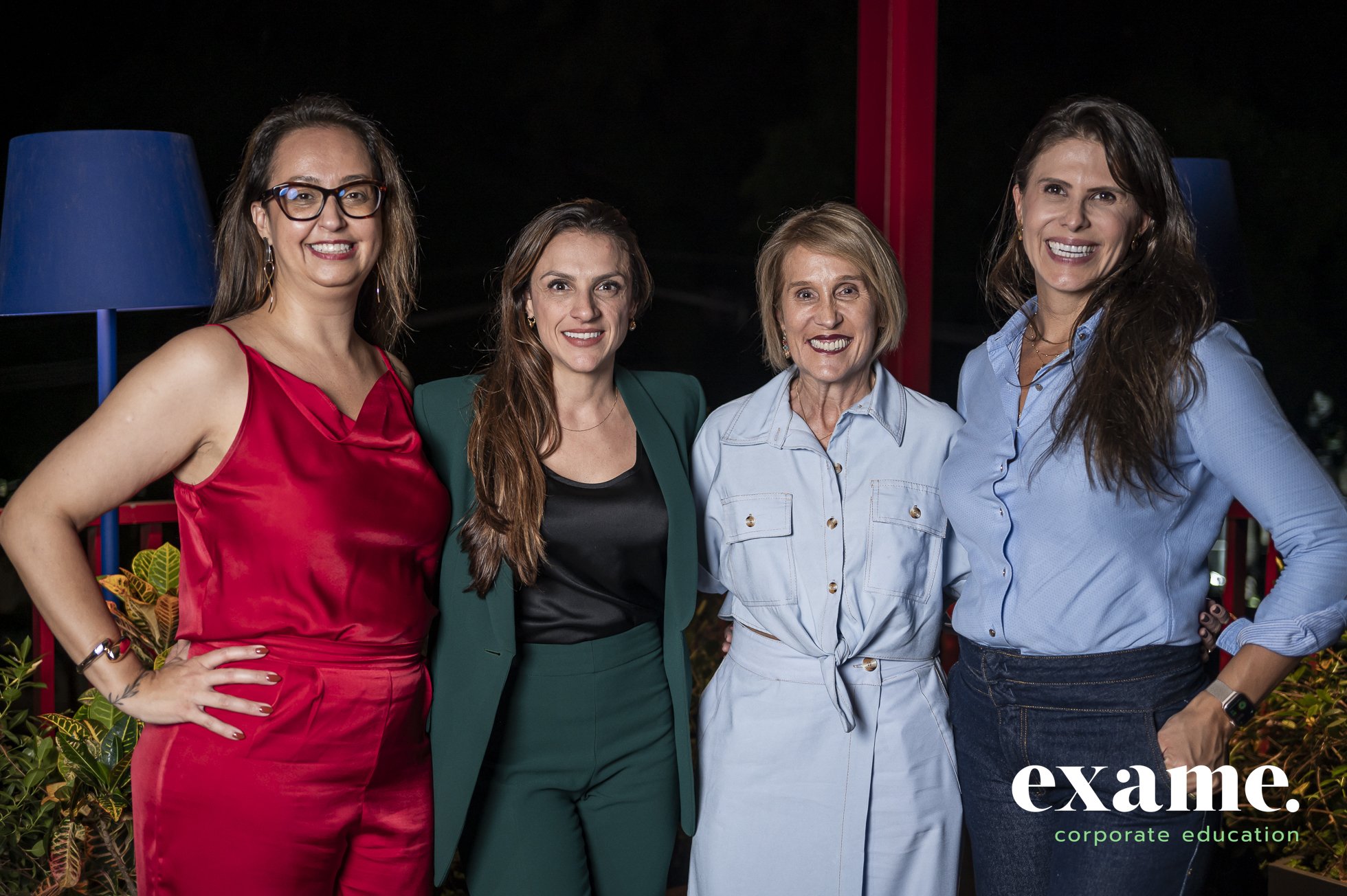 Vanessa Togniolli (People Executive Director, CI&T), Ana Alice (VP de Pessoas e Cultura, Neobpo), Arlete Soares( Diretora de Pessoas e Ética Corporativa, Wickbold), Giorgia Kasat (Head de Recursos Humanos, Munksjö)