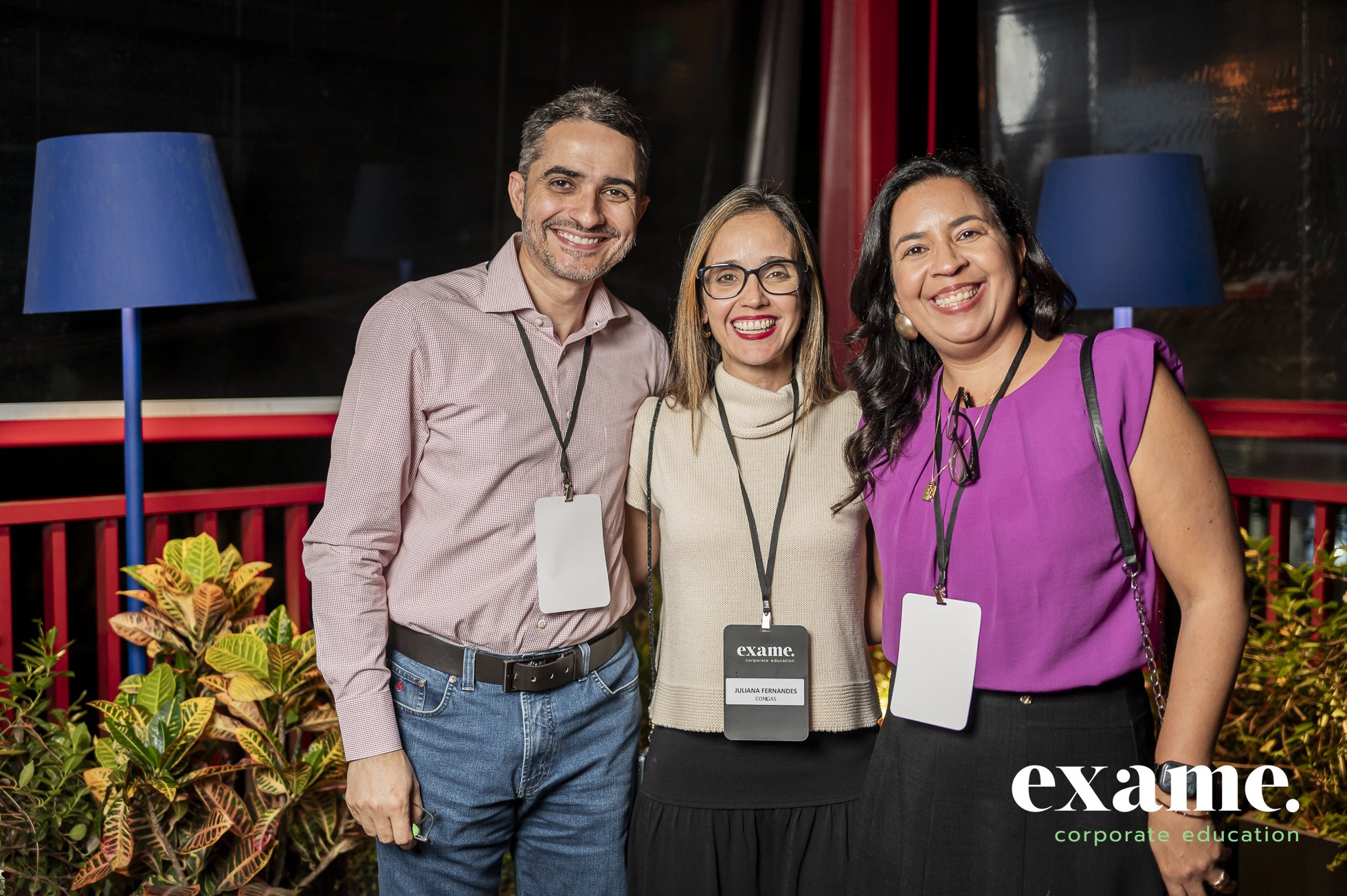 Rodrigo Gomes (Corporate Director, Braskem), Juliana Fernandes (Executiva de RH, Comgás), Charline Carolino (Executiva de RH)