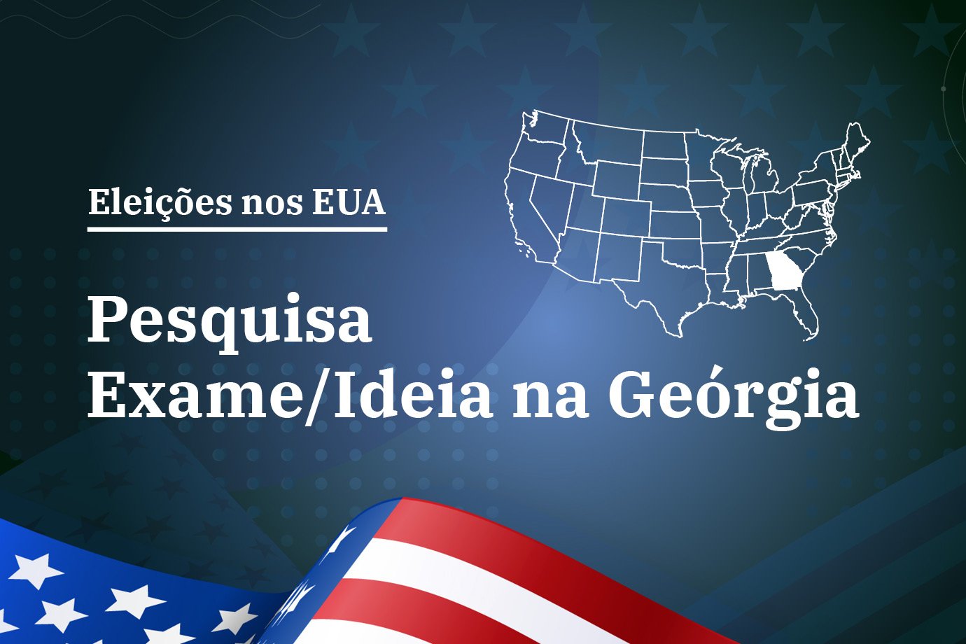 EXCLUSIVO: Trump tem 49% na Geórgia e Kamala soma 46%, mostra pesquisa EXAME/Ideia