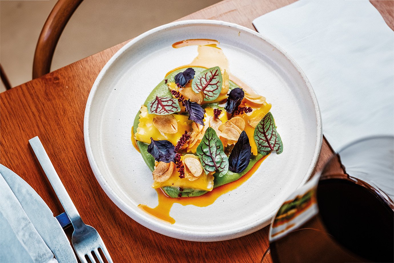 Frescor e minimalismo do Jacó, comandado pelo jovem chef Iago ­Jacomussi