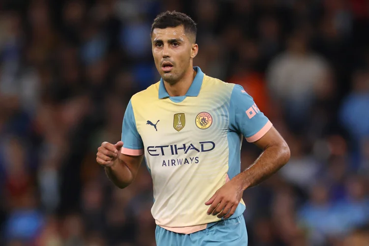 Bola de Ouro 2024: Rodri, do Manchester City, é eleito o Melhor Jogador da temporada (Marc Atkins /Getty Images)