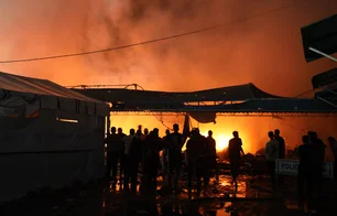 Imagem referente à matéria: Exército de Israel bombardeia complexo hospitalar e escola da ONU na Faixa de Gaza