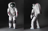 Imagem referente à notícia: Empresa revela design do traje espacial para retorno à Lua em missões da Nasa