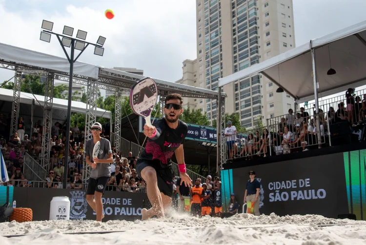 Sand Series, evento de beach tênis: mesmo local do Mundial (Ivan Storti/Divulgação)