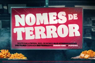 Burger King e Popeyes dão lanches grátis para quem tem nome de personagens de filme de terror