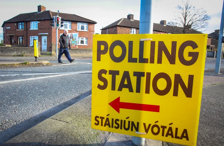 Local de votação em Dublin (Paul Faith/AFP)