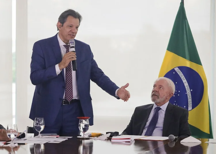 Lula e Haddad: 