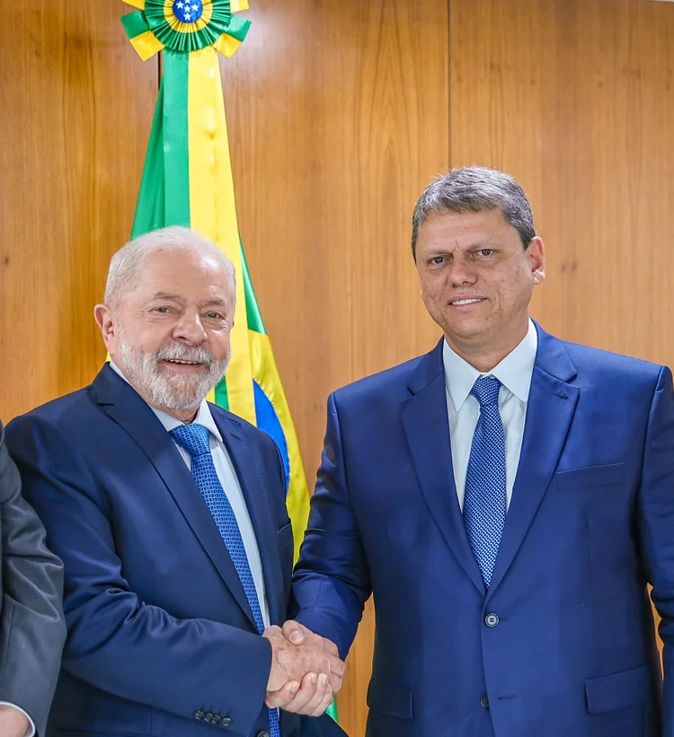 11.01.2023 - Presidente da República, Luiz Inácio Lula da Silva, durante audiência com Governador do Estado de São Paulo, Tarcísio de Freitas.

Palácio do Planalto, Brasília - DF. (Ricardo Stuckert/PR/Flickr)