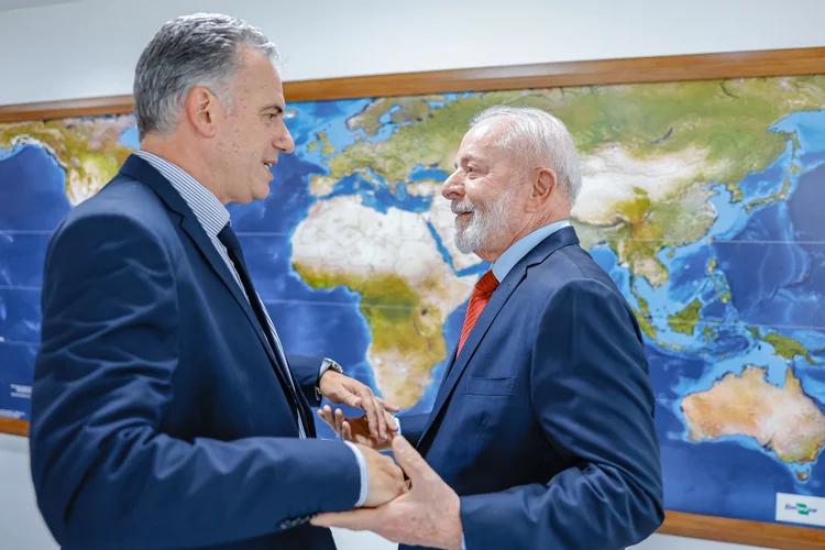 29.11.2024 - Presidente da República, Luiz Inácio Lula da Silva, recebe o Presidente eleito do Uruguai, Yamandú Orsi, no Palácio do Planalto. Brasília - DF (Ricardo Stuckert / PR/Flickr)