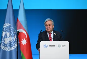 Imagem referente à matéria: COP29: 2024 será "uma aula de destruição climática", diz Guterres