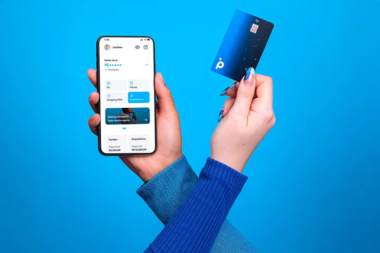 Pix no crédito: modalidade utiliza o limite do cartão de crédito para realizar o pagamento via Pix (Banco Pan/Divulgação)