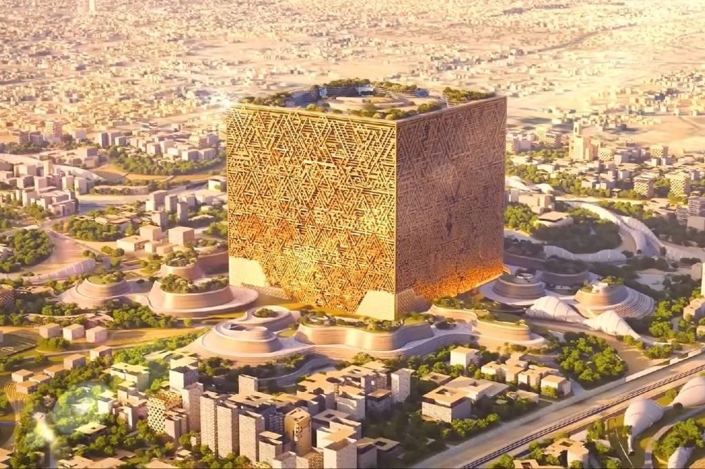 Arábia Saudita vai construir arranha-céu na forma de cubo gigante que pode acomodar 20 Empire States