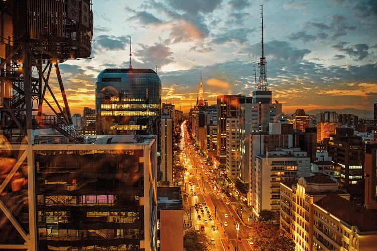 Avenida Paulista: região já foi o centro financeiro da capital (Fandrade/Getty Images)