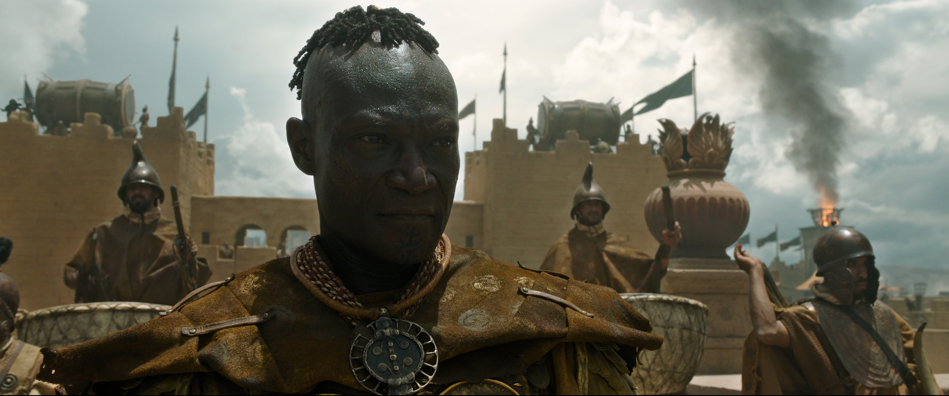 Peter Mensah plays Jugurtha in Gladiator II from Paramount Pictures.