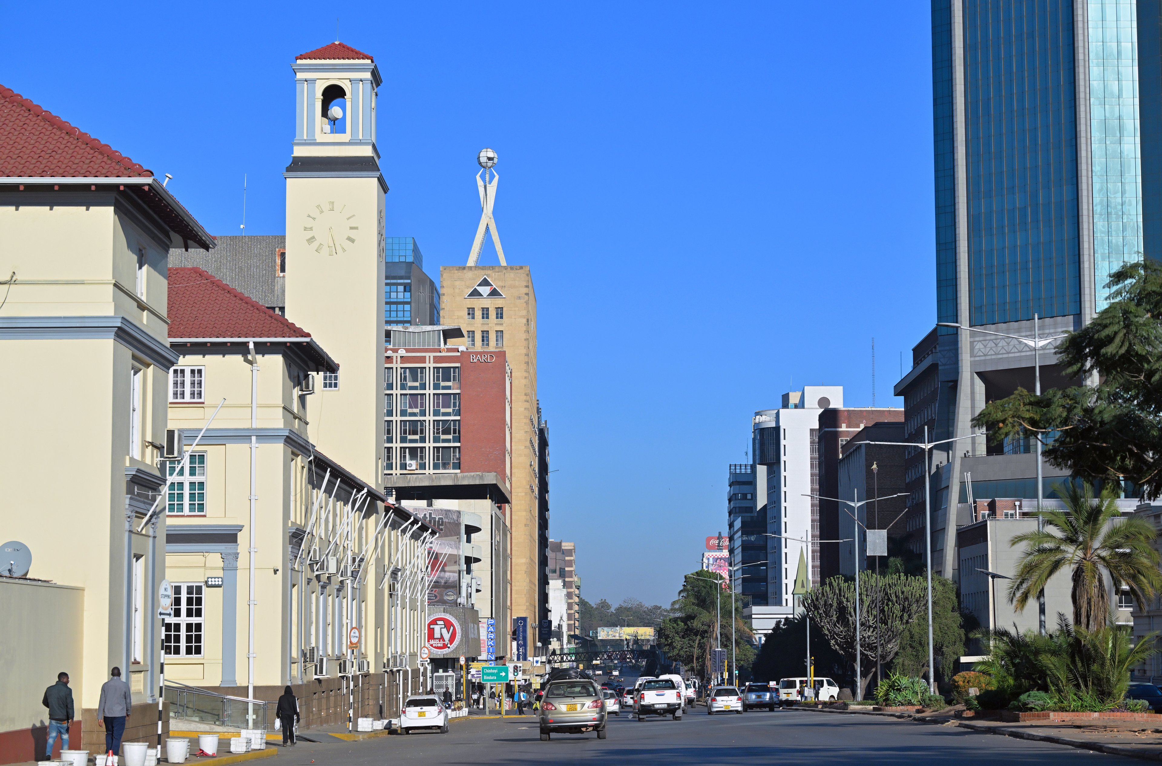 HARARE, ZIMBABWE - JUNE 16: A view from daily life in Harare, which is the economic, cultural and administrative capital of Zimbabwe on June 16, 2024. Harare, where the source of income of Zimbabwean people is agriculture, mining and manufacturing sector, attracts attention with its lively markets and natural beauties