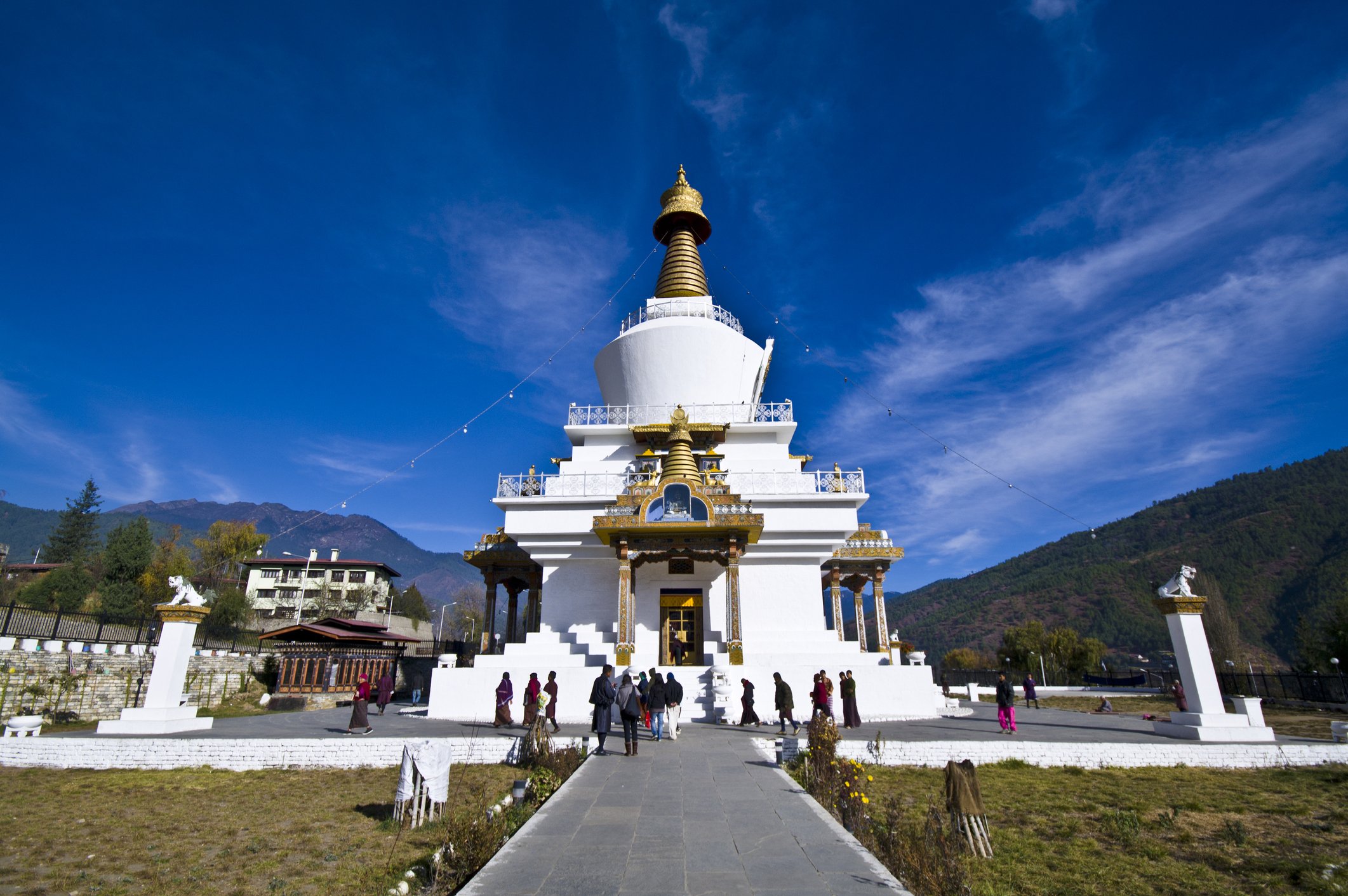 Thimphu Memorial Chorten, Thimphu Bhutan.