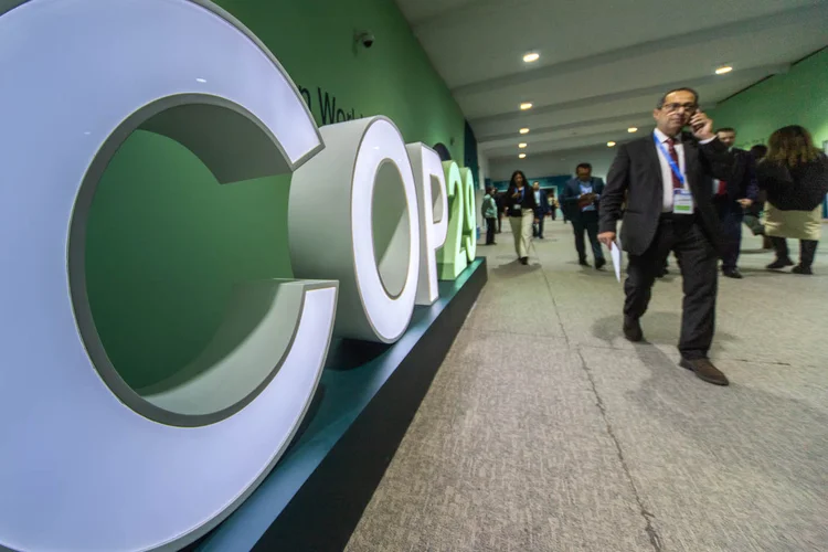 A declaração foi lançada no "Dia da Digitalização" da COP29 e recebeu o apoio de empresas, governos e organizações da sociedade civil (Leandro Fonseca/Exame)