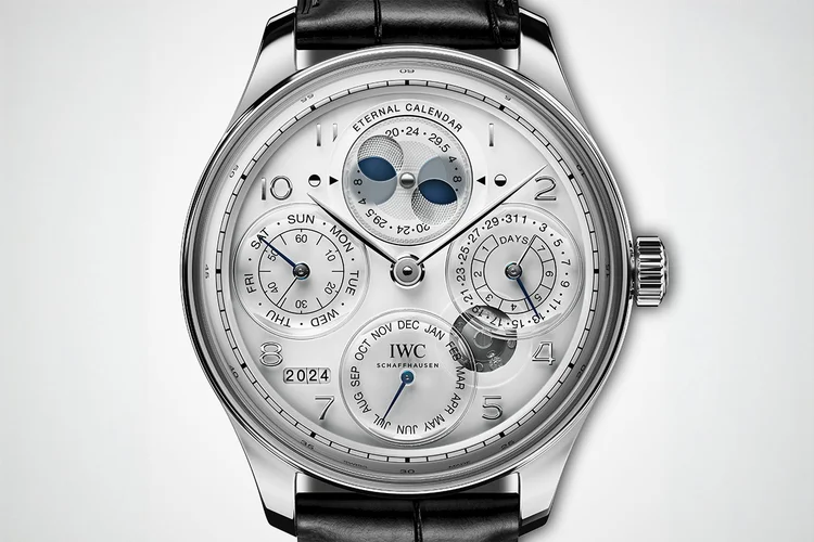 Portugieser Eternal Calendar: relógio da IWC Schaffhausen. (Divulgação/Divulgação)