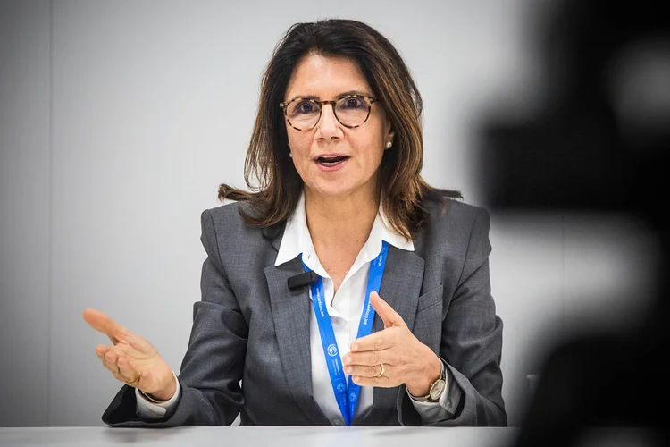 Ana Toni durante evento "Adaptação como Prioridade para a COP30": "Não é uma escolha, é uma necessidade. Como é que a gente vai proteger as nossas sociedades?" (Leandro Fonseca/Exame)