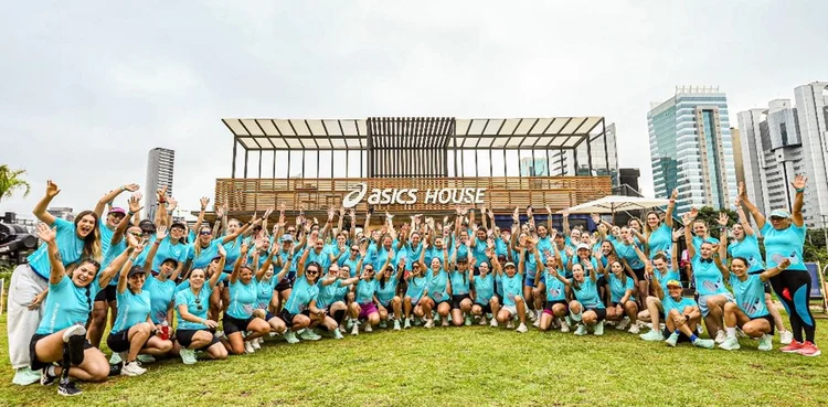 Evento da Asics House: engajamento (Asics/Divulgação)