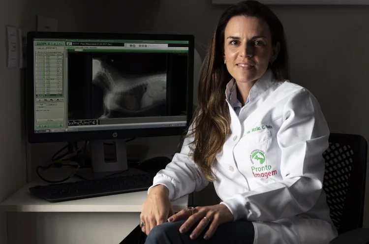Marília Corrêa Borba, fundadora da Pronto Imagem: negócio criado por ela leva exames de imagem a distância a todo o país (Exame/Divulgação)