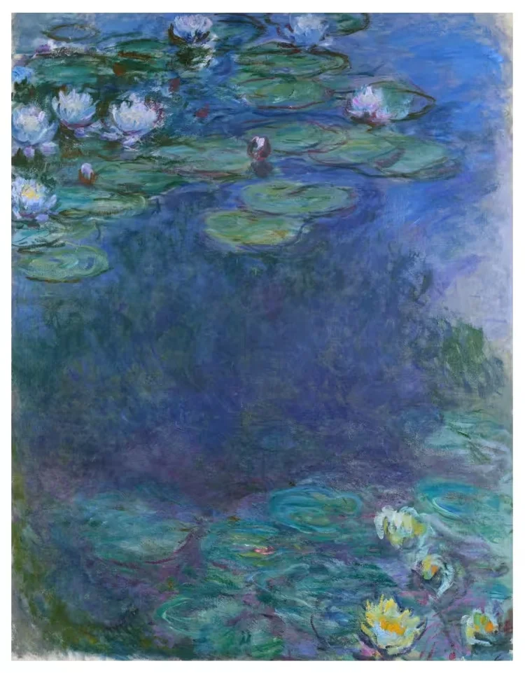 Cena de “Nenúfares” de Monet é um exemplo do estilo impressionista tardio que mantém relevância no mercado global. (Sotheby’s/Divulgação)