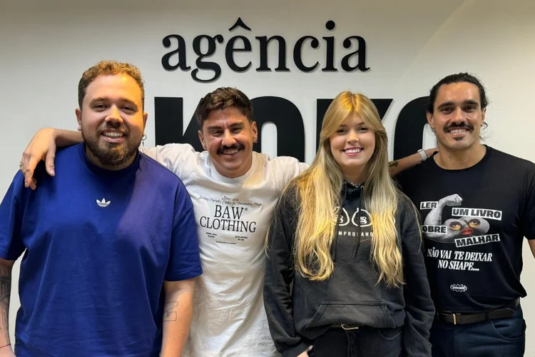 Gabriel Dias, Hector Muniz, Mariana Estrella e Murilo Souza, sócios da Agência Koko: "A gente nunca dá um passo maior que a perna"