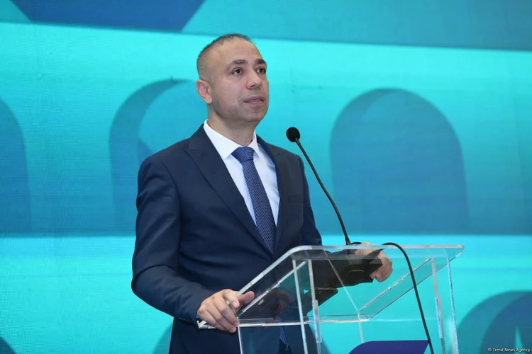 Elnur Soltanov, presidente da COP29, que foi filmado em negociações plantadas por falso grupo de gás e petróleo. (Divulgação/Divulgação)