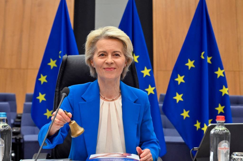 Von der Leyen chega ao Uruguai e diz que acordo UE-Mercosul está perto da 'linha de chegada'