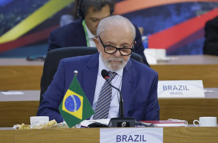 (FILES) Brazil's President Luiz Inacio Lula da Silva attends the third session of the G20 Leaders' Meeting in Rio de Janeiro, Brazil, on November 19, 2024. The number of Brazilians living below the poverty line is the lowest since 2012, according to official figures released on December 4, 2024, which show that the country had 8.7 million fewer poor people in 2023 compared to the previous year. (Photo by Ludovic MARIN / AFP) (AFP)