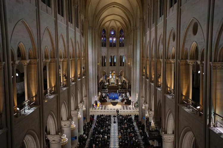 Catedral de Notre-Dame: cinco anos após incêndio, catedral reabre em Paris (Thibault Camus/AFP)