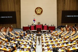 Imagem referente à matéria: Impeachment do presidente da Coreia do Sul é aprovado