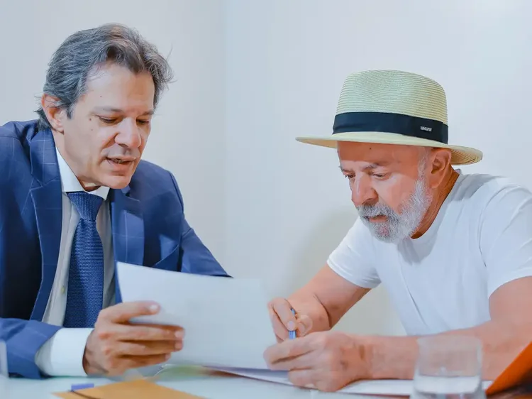 São Paulo (SP), 16/12/2024 - Presidente da República, Luiz Inácio Lula da Silva, durante reunião com o Ministro da Fazenda, Fernando Haddad. Foto: Ricardo Stuckert/PR (Ricardo Stuckert/PR/Agência Brasil)