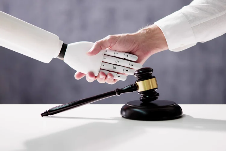 Digital Law Technology. AI Legal Lawyer Intelligence (AndreyPopov/Getty Images)