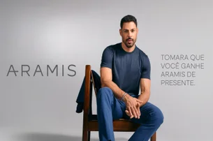 Com humor, Aramis revoluciona sua comunicação em campanha de fim de ano estrelada por Cauã Reymond