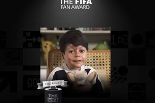 Imagem referente à matéria: The Fifa Best: Vascaíno, menino Gui vence prêmio de torcedor do ano