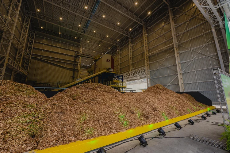 A caldeira verde substitui o uso do gás natural por biomassa para a geração do vapor que é necessário nos processos de aquecimento industrial e é uma tecnologia 93% limpa (Alex Battistel / Frasle /Divulgação)