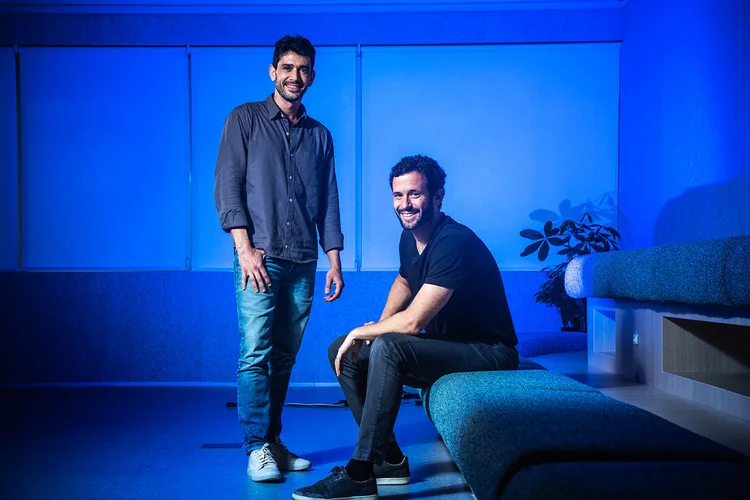 Daniel Prianti e Beto Sirotsky: Com um portfólio crescente, que inclui 70 grandes clientes, e mais de 5.000 projetos realizados até hoje, a BPool já se consolidou como uma das principais martechs do país (Leandro Fonseca/Exame)