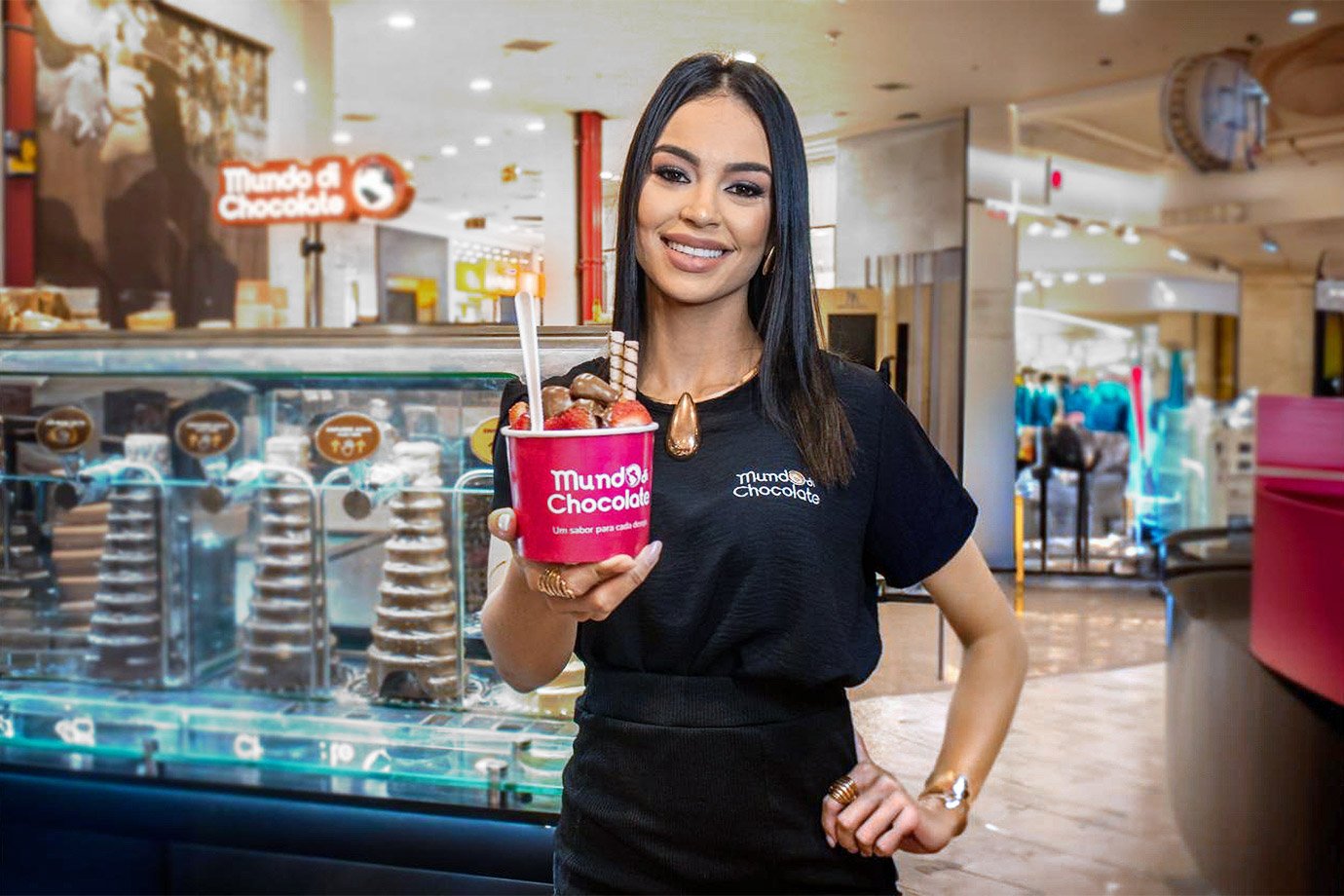 Ela ficou de castigo numa loja de chocolates. Hoje, fatura R$ 17 mi, veja só, com chocolate