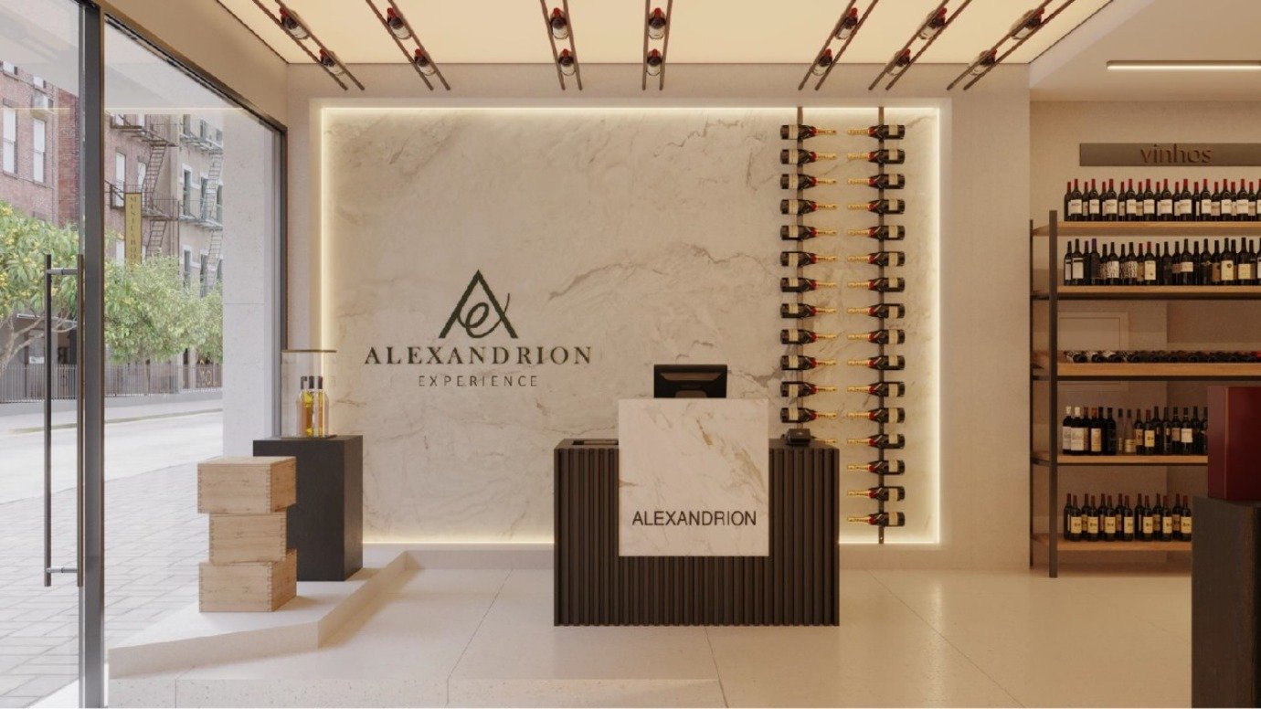 Mil rótulos de bebidas premium e bar para degustação; conheça o Alexandrion Experience