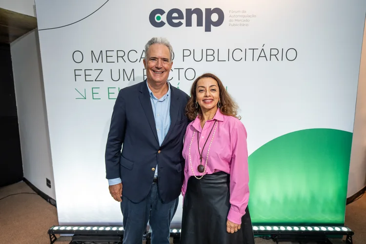 Luiz Lara, presidente do Cenp, ao lado de Regina Augusto, diretora executiva: novo guia é ponto de partida para que a indústria evolua de forma sustentável e ética