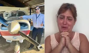 Avião desaparece no AM e mãe de piloto faz apelo por buscas do filho nas redes sociais