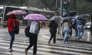 Imagem referente à matéria: Tempo vira em SP e tarde é de chuva; Defesa Civil emite alerta