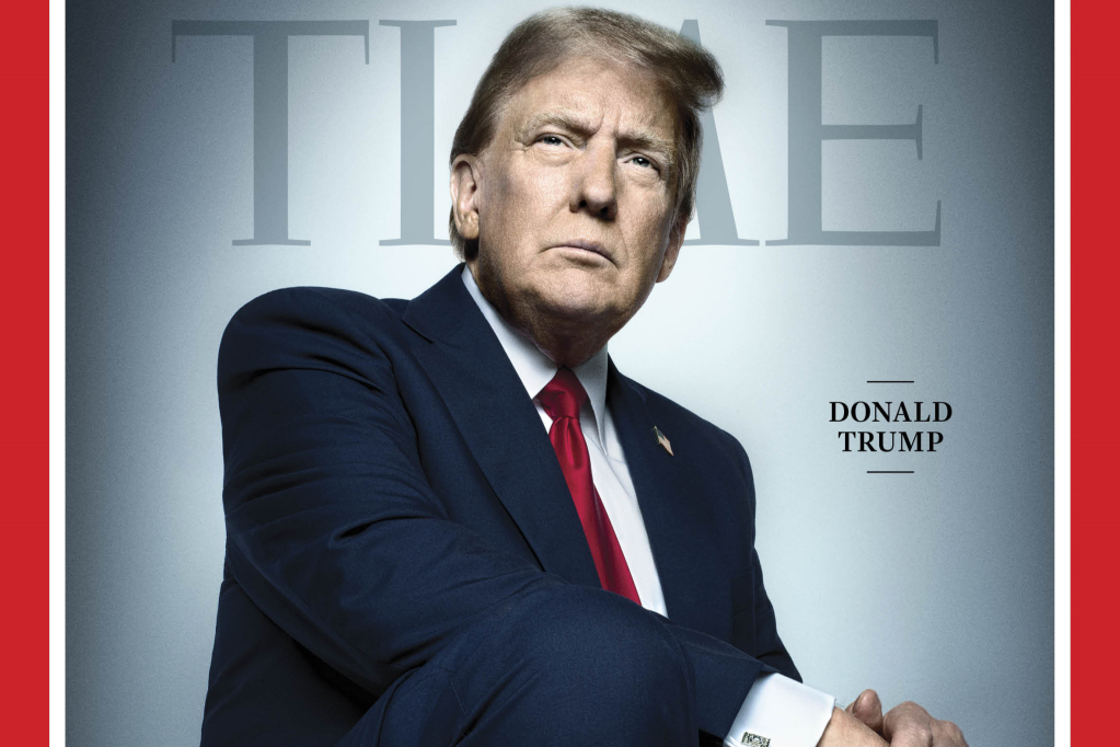 Donald Trump é eleito a 'Pessoa do Ano' de 2024 pela revista Time